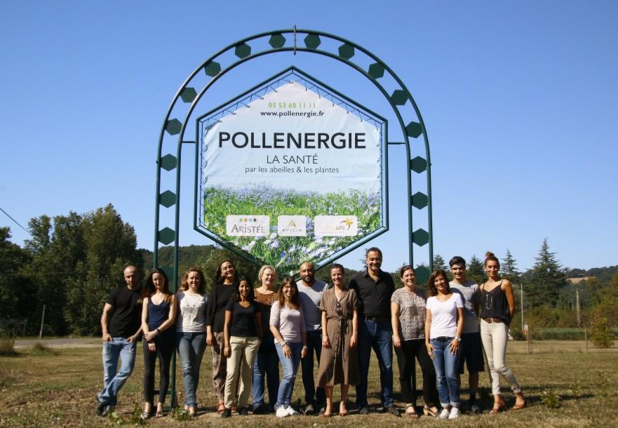 L'équipe de Pollenergie à Saint-Hilaire-de-Lusignan