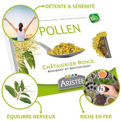 Pollen frais de chtaignier bio