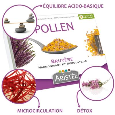 Pollen frais de bruyre Ariste